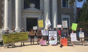 Protest Against Pig and Rooster Chase, Ephrata, Pennsylvania- CANCELED!! @ Ephrata National Bank | Ephrata | Pennsylvania | United States